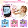 Kids Smart Phone Toy for Girls, Educational Touchscreen Toddler Phone for 3-8 Years Kids, Pretend Play Phone with Dual Camera, Music, 31 Games, ABC Learning & Habit Reminder, Girls Birthday Gift view 3