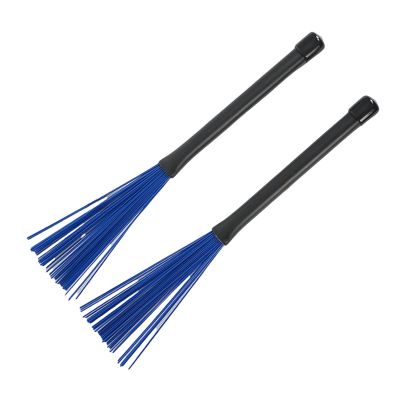 1Pair Rod Drum Sticks Brush Professional Nylon Drumsticks Brushes Multi-Rod Bundles Sticks Nylon Dowels Enduring Dowels Percussion Instrument Accessories