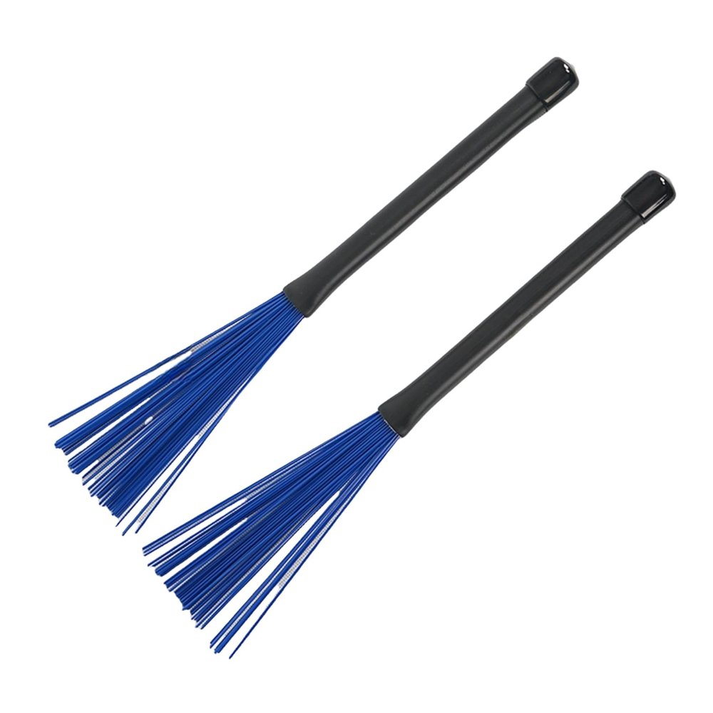 1Pair Rod Drum Sticks Brush Professional Nylon Drumsticks Brushes Multi-Rod Bundles Sticks Nylon Dowels Enduring Dowels Percussion Instrument Accessories