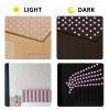 100 Stars & 1 Moon Glow in The Dark Stars for Ceiling, Pink Glowing Wall Stickers with Adhesive Pads, Plastic Luminous Fluorescent 3D Glowing Star for Boys and Girls Room Decor view 4