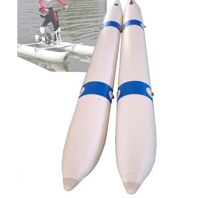 Xscxliny Water Bicycle Float/Portable Foldable Inflatable Float/Thickened Double Air Chamber Fishing Platform/Rescue Bicycle Float Water Inflatable Foldable Buoy,Aa