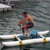 Xscxliny Water Bicycle Float/Portable Foldable Inflatable Float/Thickened Double Air Chamber Fishing Platform/Rescue Bicycle Float Water Inflatable Foldable Buoy,Aa view 3