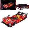 AOUHMN Le 499P Hybrid Hypercar Building Kit, 1:8 Scale Advanced Race Car Model Collectible Set for Adults, Buildable Sports Racing to Display, Gift for Motorsport Fans, (3350 Pieces, A-Y18080) view 1
