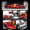 AOUHMN Le 499P Hybrid Hypercar Building Kit, 1:8 Scale Advanced Race Car Model Collectible Set for Adults, Buildable Sports Racing to Display, Gift for Motorsport Fans, (3350 Pieces, A-Y18080) view 3