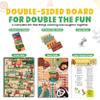 2-in-1 Wooden Board Games for Kids & Families  Premium Wood Ludo Board Game & Snakes and Ladders Board Game | Classic Family Board Games Set with Dice & Pieces, Fun Educational Gift for Boys & Girls view 3
