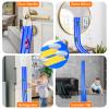 EFCRBS 15Ft Flex Track, Flexible Race Car Track for Kids Toy with 10 Suction Cups, Rolls Up Portable Racetrack Compatible with Hot Wheels & Diecast 1/64th Cars, Birthday Gifts for Boys Girls (Blue) view 3