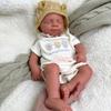 19'' Pascale Full Body Silicone Reborn Baby Dolls Realistic Tan Newborn Baby Doll That Look Real Sleeping Advanced Painted Gift (Girl) view 2