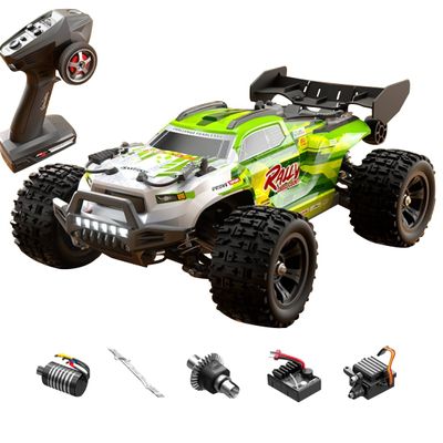 1/18 Scale RC Truck for Adults & Teens, 4WD Monster Truck Brushless High Speed Off-Road Remote Control Car with 2.4GHz Full Proportional Control All-Terrain Racing Vehicle