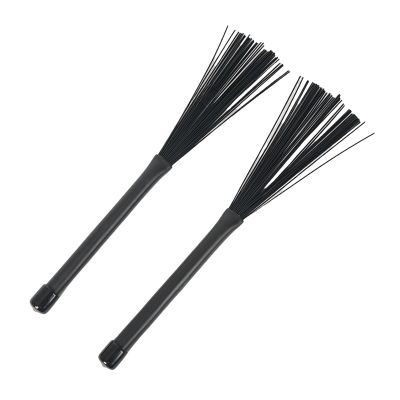 1Pair Rod Drum Sticks Brush Professional Nylon Drumsticks Brushes Multi-Rod Bundles Sticks Nylon Dowels Enduring Dowels Percussion Instrument Accessories