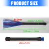 1Pair Rod Drum Sticks Brush Professional Nylon Drumsticks Brushes Multi-Rod Bundles Sticks Nylon Dowels Enduring Dowels Percussion Instrument Accessories view 4