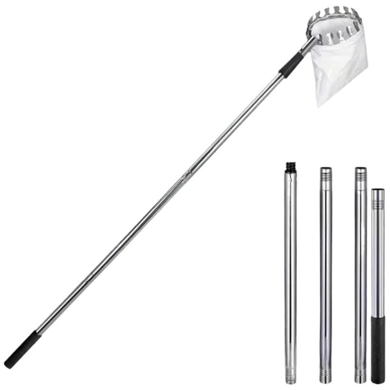 SGYYOFDP Stainless Steel Splicing Rods for Fruit Picking Tools are Tall Tree Picking Tools Used in Farm Gardening Supplies(4m)