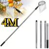 SGYYOFDP Stainless Steel Splicing Rods for Fruit Picking Tools are Tall Tree Picking Tools Used in Farm Gardening Supplies(4m) view 2