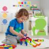 3 otters Magnetic Building Sticks, STEM Educational Toy for Kids Montessori Preschool Sensory Toys with 2 Magnetic People for Toddlers Boys Girls Birthday Gift Classroom Activities Christmas Party view 4
