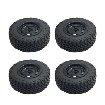4 Pieces 1:12 Scale RC Wheel Tires Replace Supply Accessory RC Spare Parts for MN82 MN99 MN78 Truck Remotes Control Vehicle