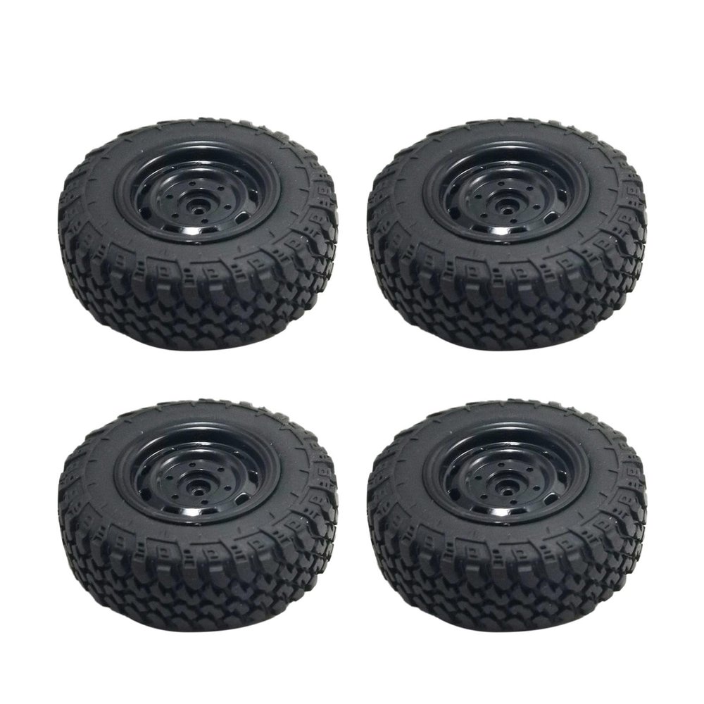4 Pieces 1:12 Scale RC Wheel Tires Replace Supply Accessory RC Spare Parts for MN82 MN99 MN78 Truck Remotes Control Vehicle