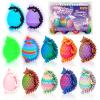 CHolic 12PCS 3D Printed Dragon Eggs with Dragon Inside, Mini Dinosaur Eggs Articulated Crystal Animal Fidget Toy for Party Decor, Brithday Gift, Halloween view 1