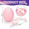 CHolic 12PCS 3D Printed Dragon Eggs with Dragon Inside, Mini Dinosaur Eggs Articulated Crystal Animal Fidget Toy for Party Decor, Brithday Gift, Halloween view 2
