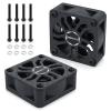 Surpass Hobby 2 Pack 30mm RC Cooling Fans,27000 High RPM RC Car Motor Fan for 1/8 1/10 RC Car Truck Truggy (Without Motor Heatsink) Black view 1
