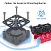 Surpass Hobby 2 Pack 30mm RC Cooling Fans,27000 High RPM RC Car Motor Fan for 1/8 1/10 RC Car Truck Truggy (Without Motor Heatsink) Black view 3