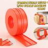 Flexible Race Car Track 15 Ft, Compatible with Hot Wheels & Diecast 1/64th Car, with 8 Small Race Cars & Suction Cups for Ages 3+ Kids (Orange) view 2