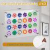 2 PCS Casino Chip Holder 13.6 x 9.3 Wall Mounted Display Case for 24 Poker Chips Trays Clear Acrylic Display Frame for Gamblers & Coin Collectors, Chips & Coins Collection view 2