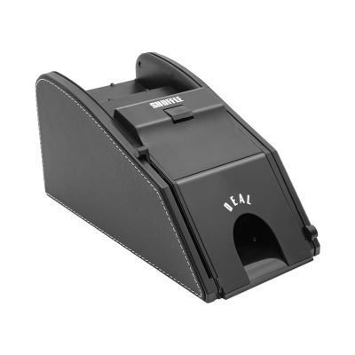 2 In 1 Automatic Poker Card Casino Shuffler, Electric Dealing Dispenser Shuffler Machine For 1-2 Decks, 1-2 Decks, Low Noise, Rechargeable & Portable For Uno, Blackjack, Texas Hold'Em, Home Card Games