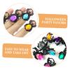 Homoyoyo Halloween Spider Rings - 20 Pack Colorful Plastic Spider Ring Favors for ' Party Fun view 2