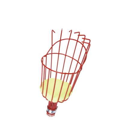 SGYYOFDP Fruit Picker Head Deep Basket Rodless Fruit Collector Harvesting Picking Apple Citrus Pear Garden Catcher Device(Iron Wire)