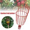 SGYYOFDP Fruit Picker Head Deep Basket Rodless Fruit Collector Harvesting Picking Apple Citrus Pear Garden Catcher Device(Iron Wire) view 2