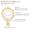 ZYIBPMSJKQCFK Vintage Irregular Multi-Layered Heart-Shaped Pendant Necklace,silvery,39+6.5cm/45.5+6.5cm/52cm view 4