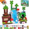 3 otters Magnetic Blocks 150PCS Forest Adventure Set, STEM Magnet Cubes & Magnetic Tiles Build Forest World Toys for Kids, Sensory Stacking Gifts for Boys & Girls Birthday Christmas view 1