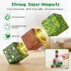 3 otters Magnetic Blocks 150PCS Forest Adventure Set, STEM Magnet Cubes & Magnetic Tiles Build Forest World Toys for Kids, Sensory Stacking Gifts for Boys & Girls Birthday Christmas view 3