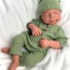 19'' Pascale Full Body Silicone Reborn Baby Dolls Realistic Tan Newborn Baby Doll That Look Real Sleeping Advanced Painted Gift (Boy) view 1