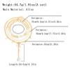 Baroque Irregular Pearl Patchwork Necklace,golden,37+6.5cm/45+6.5cm/54cm view 3