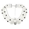 Bohemian Pearl Insect Pendant Necklace,white,42+7cm view 1