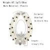 Bohemian Pearl Insect Pendant Necklace,white,42+7cm view 3
