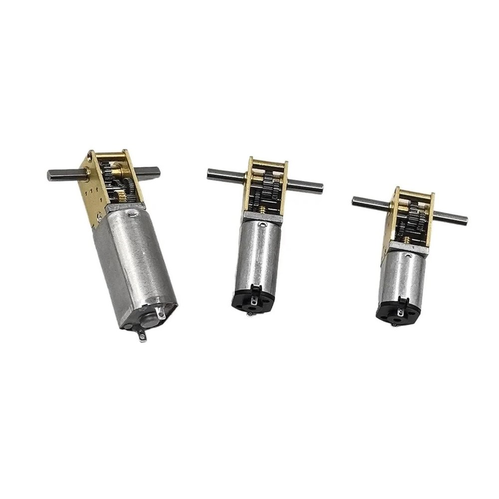 DGHIHZDHO 1pc Worm Gear Electronic Starter Slow Speed All Metal Gearbox T-Shaped Dual Shaft Electronic Starter 050_(F) 50-200RPM_3V-12V