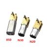 DGHIHZDHO 1pc Worm Gear Electronic Starter Slow Speed All Metal Gearbox T-Shaped Dual Shaft Electronic Starter 050_(F) 50-200RPM_3V-12V view 3