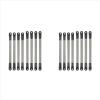Compatible with Axial for SCX10 90027 D90 D110 CC01 TF2 for MST 1/10 RC Crawler Car Parts 16Pcs Metal Link Rod Pull Rod Wheelbase RC Car Parts view 1