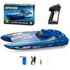 25KM/H Brushless RC Boat for Adults  Fully Proportional Waterproof Remote Control Jet Speedboat, RTR High-Speed Racing Boat for Lakes, Rivers, Pools view 1