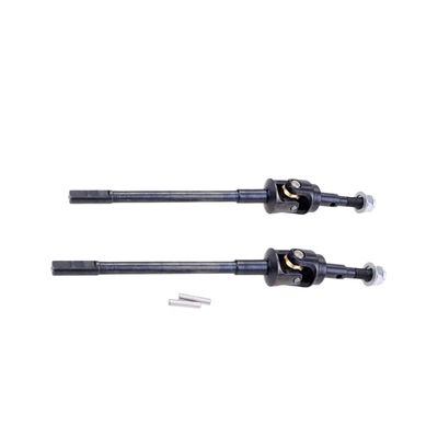 2PCS Hard Steel Front Axle AR44 Drive Shaft Dogbone Compatible with RC Crawler Toys Universal Parts Fits Models II 90046 90047