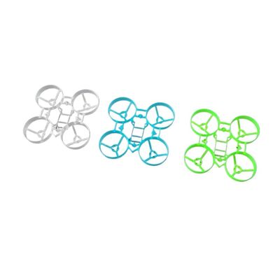 2PCS Bwhoop65 65mm TinyWhoop Frame Kit Compatible With 1S 0603 Brushless Tinywhoop Drones Mobula6 Mobula6 HD(2PCS White)