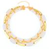 ZYIBPMSJKQCFK Bohemian Multi Layered Stacked Geometric Bead Necklace,pink,40+6.5cm view 2