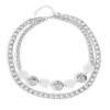 ZYIBPMSJKQCFK Bohemian Alloy Double Layered Circular Necklace,golden,43+6.5cm view 2