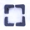 HIGOOD Basket Truck Bumper Corner Kit: 4 in x 1 in x 3 in, Black, Rubber. 4 PK use for Service Cart. view 1