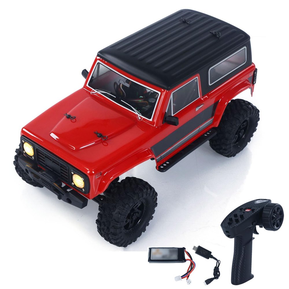 TOUCAN RC HOBBY 1/18 2.4G RC Rock Crawler Car CR18P V3 Rushmore 4 * 4 Crawler Ready to Run Flysky Radio System Brushless Motor ESC