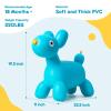 Upper Rider Bouncy Horse Dog Hopper for Toddlers, Bouncy Pals Inflatable Ride-on Animals for Kids, Jumping Horse Hopping Toys Gifts for Boys Girls 18 Months 2 3 4 5 6 Years Old, Blue Balloon Dog view 2