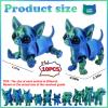 10 Pcs 3D Printed Fidget Cats and Dogs Toy Set, Small 3D Prints Movable Articulated Animal Models for Executive Home Office, Mini Stress Relief 3-d Printer Animals Toys Decor for Adults Kids (LSL) view 2