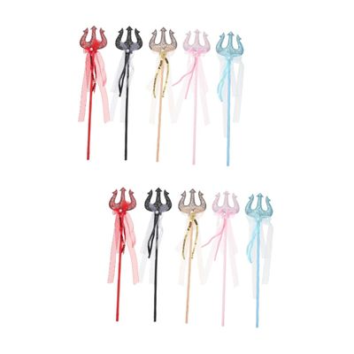 Homoyoyo 5pcs Lightweight Fairy Stick Set for ' Masquerade Party & Halloween Decor - Safe & Fun