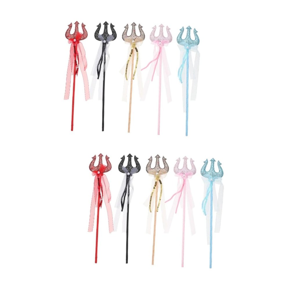Homoyoyo 5pcs Lightweight Fairy Stick Set for ' Masquerade Party & Halloween Decor - Safe & Fun